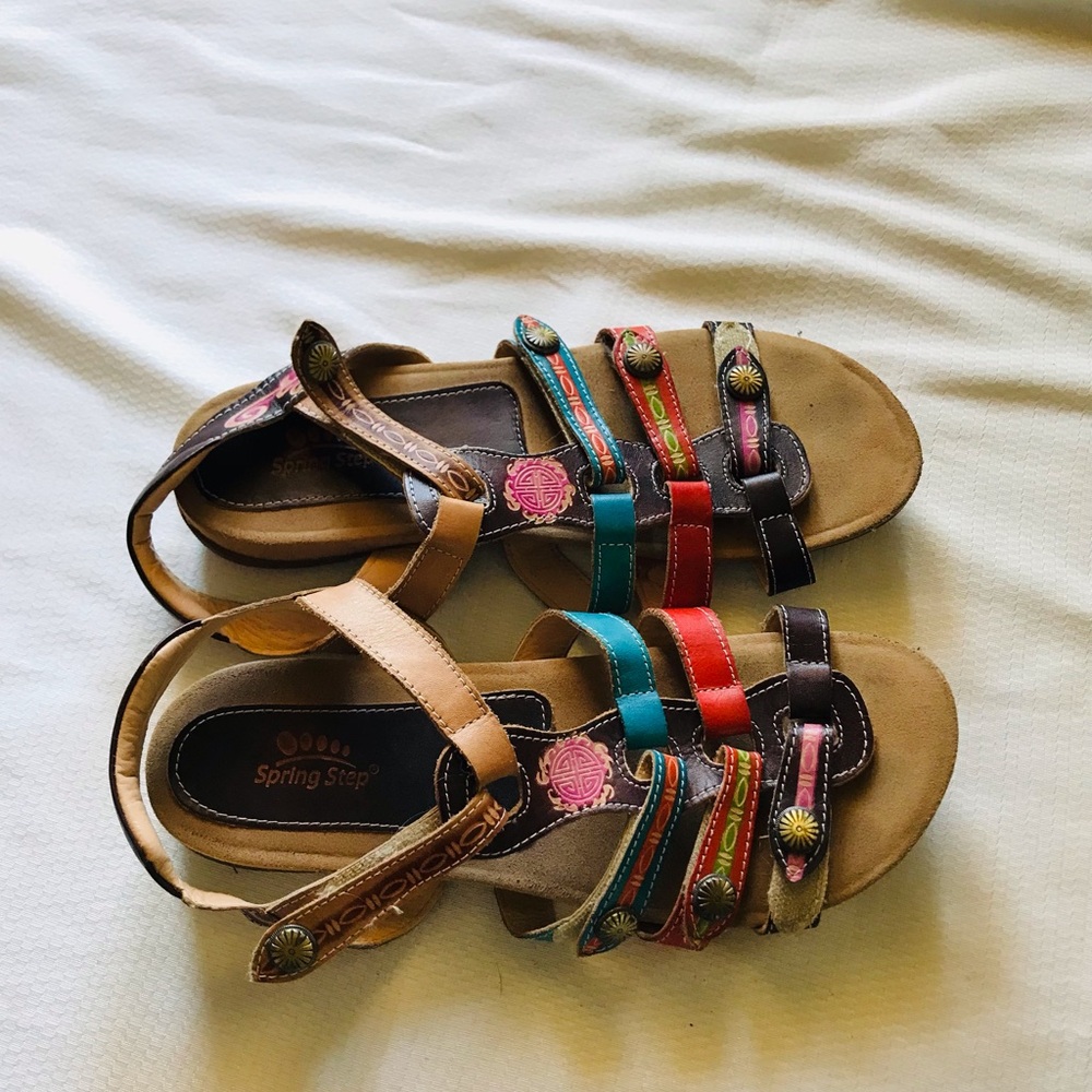 Spring step Colorful‎ Strappy Sandals - Picture 4 of 6